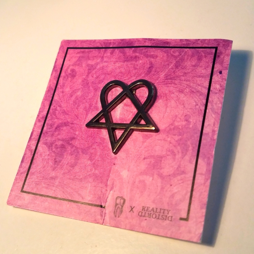 HIM Ville Valo Heartagram Pin HIM Ville Valo Heartagram Pin